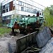 Underwater Komatsu bulldozer