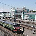 Железнодорожный вокзал станции Омск-Пассажирский в городе Омск
