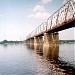 Железнодорожный мост через реку Каму в городе Пермь