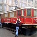 Старый трамвай в городе Львов