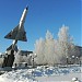 Самолёт-памятник МиГ-21ПФС в городе Тамбов