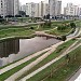 Южный пруд в системе гидротехнических сооружений Мячковского бульвара в городе Москва