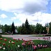 Центральная площадь в городе Строитель