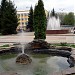 Центральная площадь в городе Строитель
