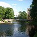 Footbridge in Riga city