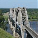 Sartakovo railroad bridge over the river Oka in Nizhny Novgorod city