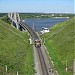 Sartakovo railroad bridge over the river Oka in Nizhny Novgorod city