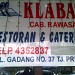 RM. Klabat in Jakarta city