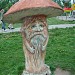 Скульптура «Гриб-боровик» в городе Дубна