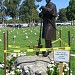 Civil War Soldier statue in Los Angeles, California city