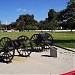 Civil War Canon Battery Statue in Los Angeles, California city