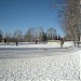 Большое поле для выездки Конно-спортивного клуба Академгородка в городе Новосибирск