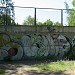 Старый теннисный корт в городе Москва