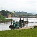 Barragem da Penha no Rio Tietê na São Paulo city