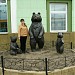 Скульптурная композиция «Медведи» в городе Улан-Удэ