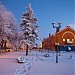 Железнодорожный вокзал станции Окуловка в городе Окуловка