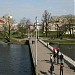 Пешеходный мост Университетский в городе Калининград