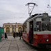 Конечная остановка трамвая «Вокзал» в городе Евпатория