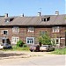 Сгоревший бревенчатый барак в городе Бугры