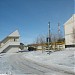 Снесенный бокс для служебных автомашин в городе Губкинский