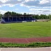 Avangard stadium in Vyborg city