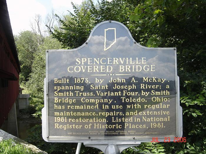 Spencerville Covered Bridge