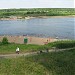 Городской пляж в городе Таруса