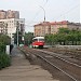 Двухуровневая трамвайная развязка в городе Москва