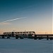 Щуровский железнодорожный мост Рязанского направления МЖД через реку Оку в городе Коломна