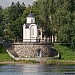 St.Apostle-Like Olga's chapel and cross in Pskov city