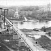 Пешеходный мост через Москва-реку в городе Воскресенск