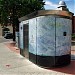 Automated public toilet in Calgary, Alberta city