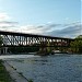 Pedestrian Bridge in Minneapolis, Minnesota city