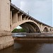 Third Avenue Bridge in Minneapolis, Minnesota city