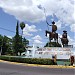 Monumento a Don Quijote y Sancho Panza en la ciudad de Aguascalientes