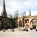 Ruins of Coventry Cathedral in Coventry city