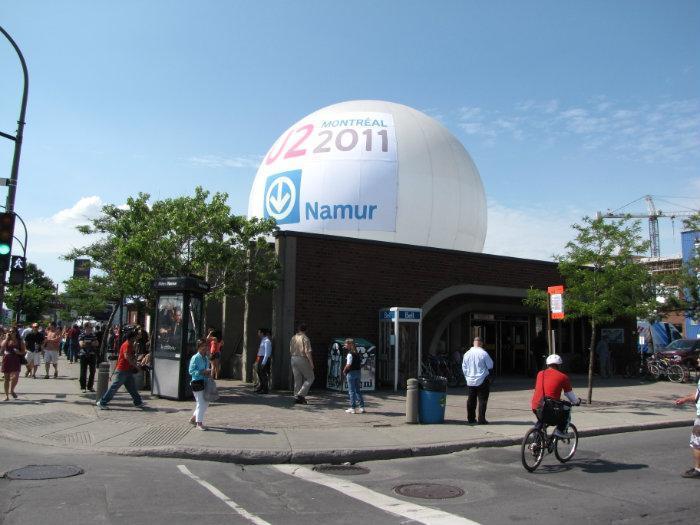 Namur Metro Station Greater Montreal Area