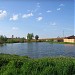 Пруд в городе Сколково