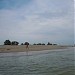 Пляж, южная точка в городе Бердянск