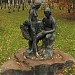 Здесь находилась скульптурная композиция «Адам, Ева, Змей и яблоко» в городе Москва