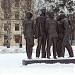 Памятник писателю А. А. Фадееву (скульптурная композиция) в городе Москва
