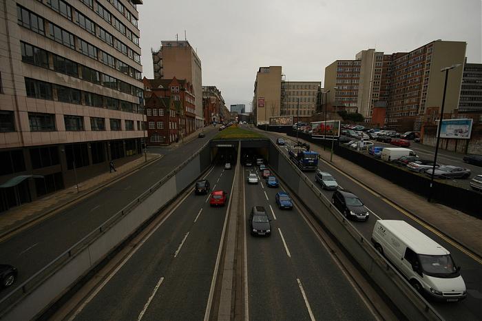 Queensway Tunnel North Entrance - Birmingham