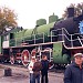Паровоз-памятник Су252-20 в городе Батайск