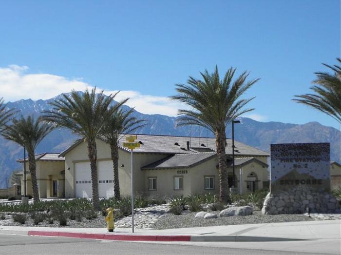 Desert Hot Springs Fire Station No. 2 Skyborne