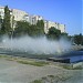 Неработающий фонтан-градирня у Дворца спорта