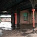 Edificio principal de la estación. en la ciudad de Lobos