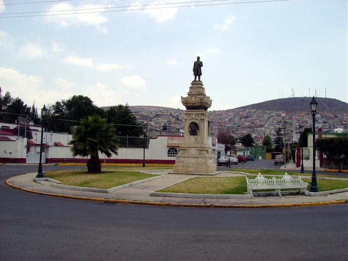 Monumento A Francisco I Madero Área Conurbada De La Ciudad De Pachuca