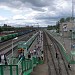 Пассажирские платформы железнодорожной станции Куровская в городе Куровское