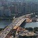 Новый Ленинградский мост через канал им. Москвы (в центр) в городе Москва