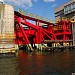 Shinsuna sluice gate in Tokyo city